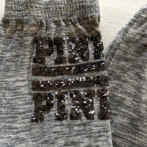 PINK fleece sweatpants - Picture 2 of 3